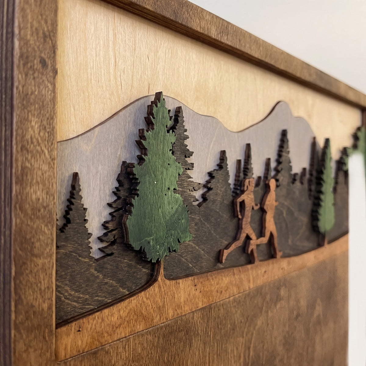 Medal & Bib Display (Big) — in a runner's home on the wall | Story of Miles