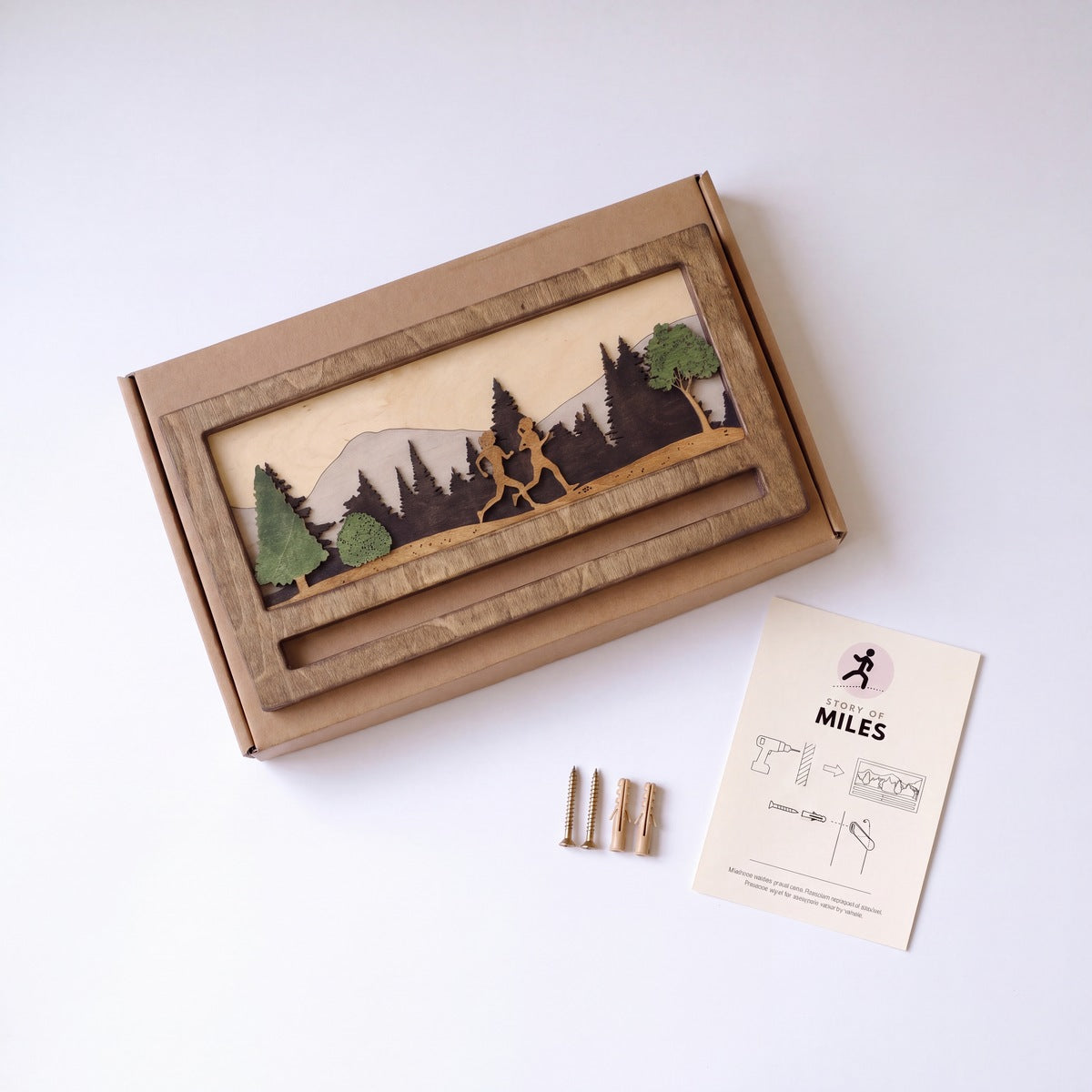 Mini Medal Display — in a runner's home on the wall | Story of Miles