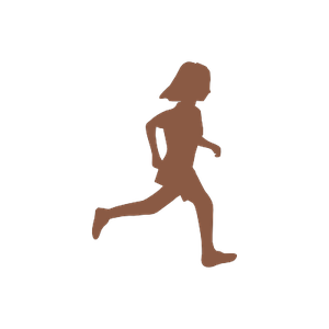 Girl running